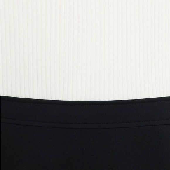 Mango Combination Dress Ribbed New - Picture 5 of 8